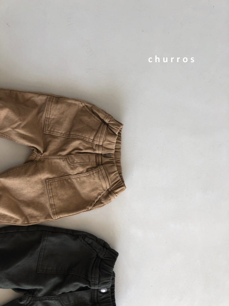 CHURROS - Korean Children Fashion - #Kfashion4kids - Pocket Fleece Baggy Pants - 4