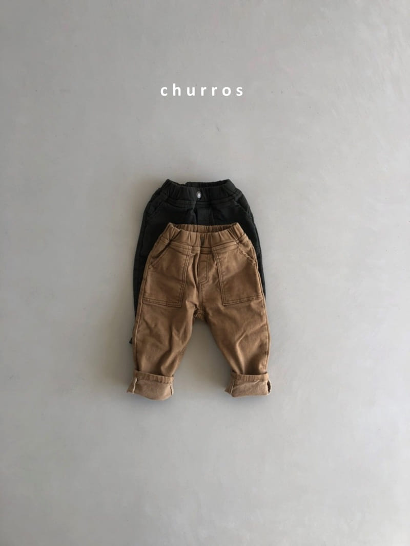 CHURROS - Korean Children Fashion - #Kfashion4kids - Pocket Fleece Baggy Pants - 5