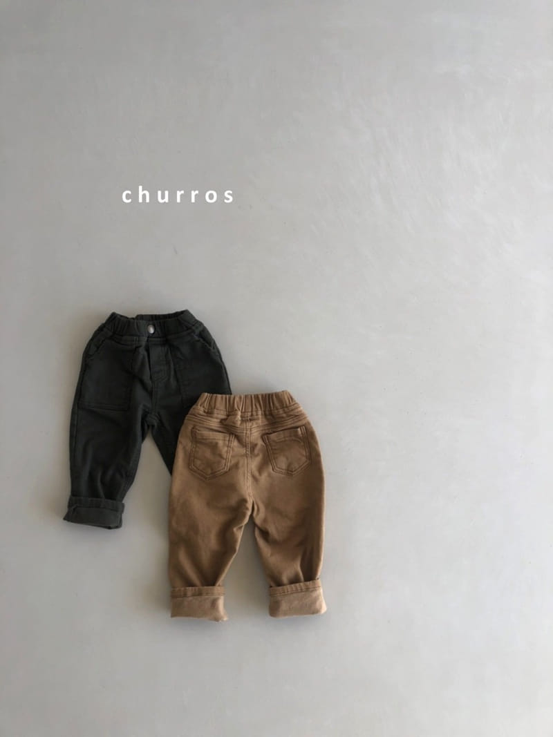 CHURROS - Korean Children Fashion - #Kfashion4kids - Pocket Fleece Baggy Pants - 6