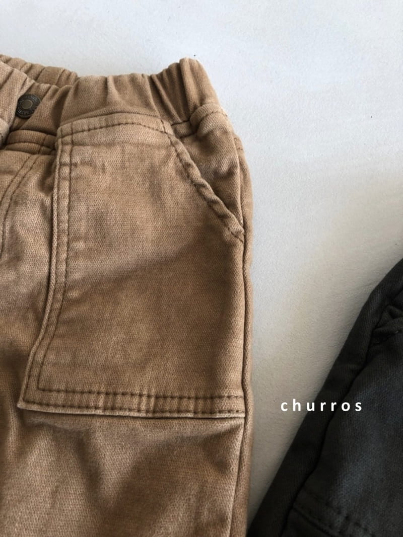 CHURROS - Korean Children Fashion - #Kfashion4kids - Pocket Fleece Baggy Pants - 8