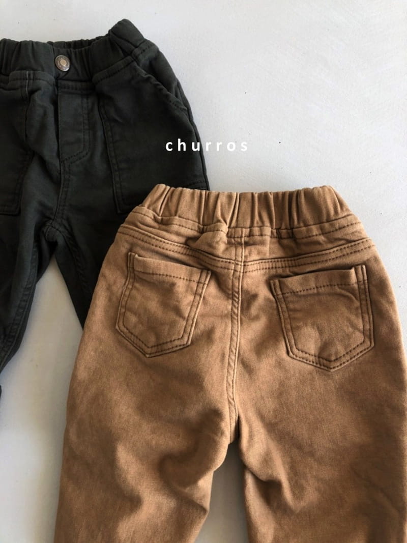 CHURROS - Korean Children Fashion - #Kfashion4kids - Pocket Fleece Baggy Pants - 9