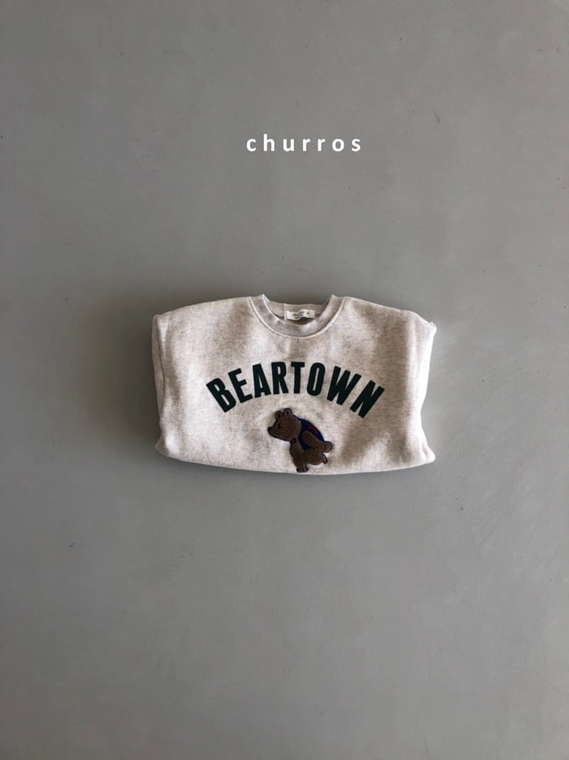 CHURROS - Korean Children Fashion - #Kfashion4kids - Bear Town Fleece Sweatshirt