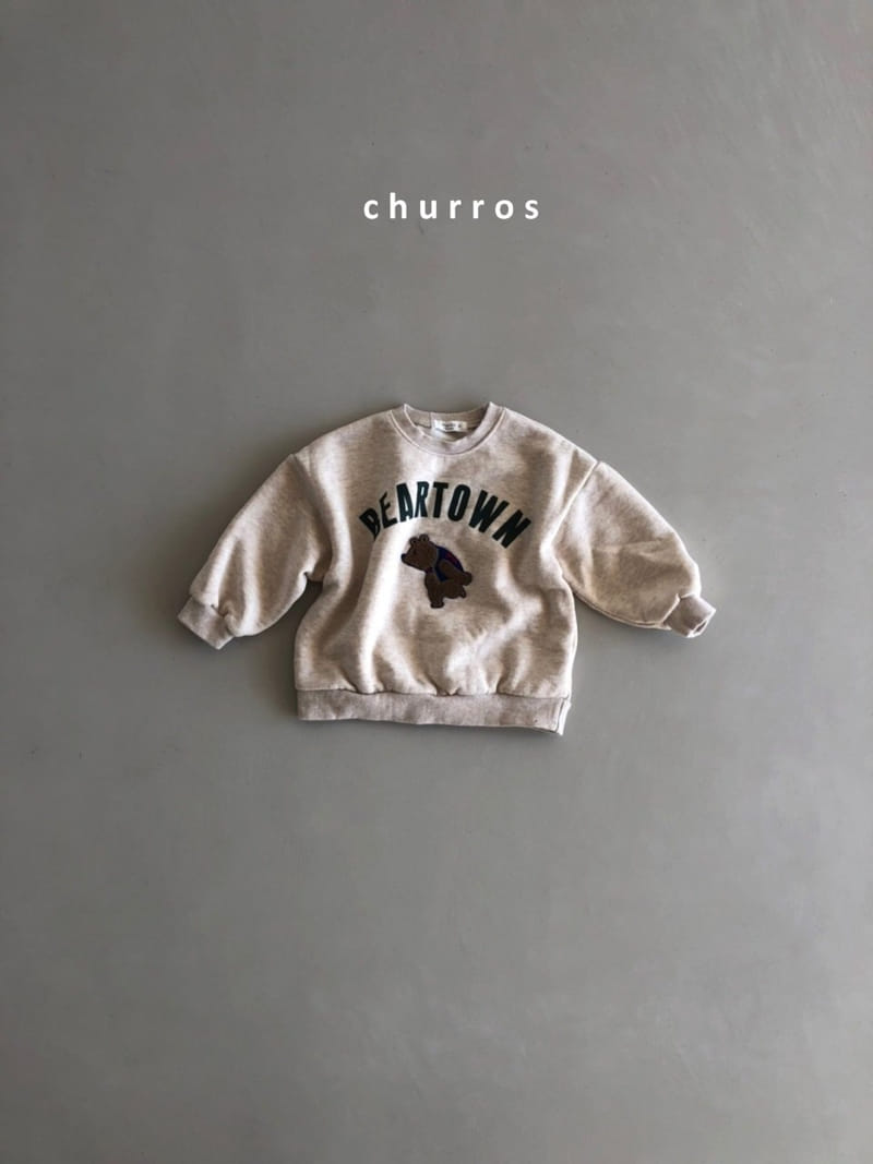CHURROS - Korean Children Fashion - #Kfashion4kids - Bear Town Fleece Sweatshirt - 2