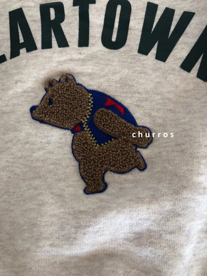 CHURROS - Korean Children Fashion - #Kfashion4kids - Bear Town Fleece Sweatshirt - 3