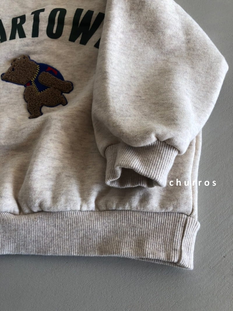 CHURROS - Korean Children Fashion - #Kfashion4kids - Bear Town Fleece Sweatshirt - 4