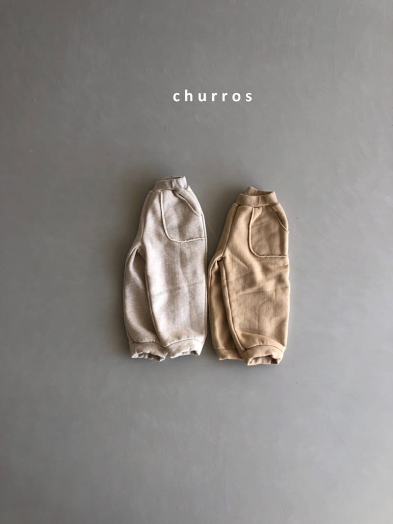 CHURROS - Korean Children Fashion - #Kfashion4kids - Lining Fleece Jogger Pants