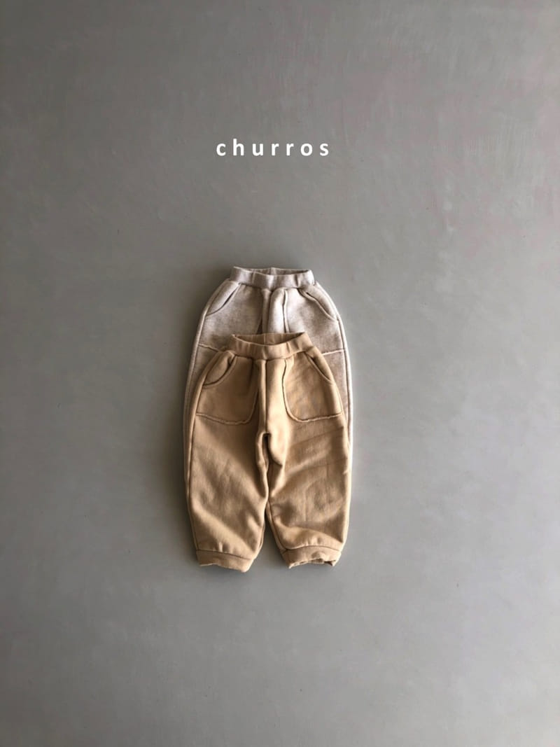 CHURROS - Korean Children Fashion - #Kfashion4kids - Lining Fleece Jogger Pants - 2
