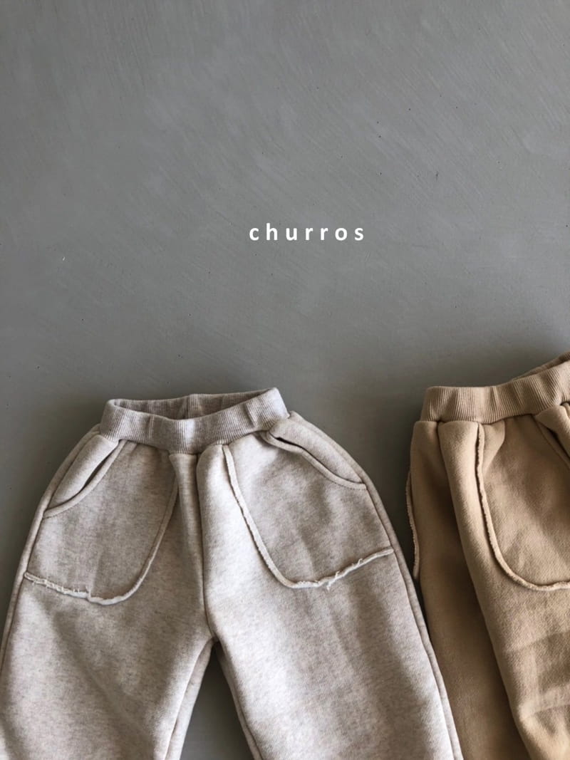 CHURROS - Korean Children Fashion - #Kfashion4kids - Lining Fleece Jogger Pants - 3