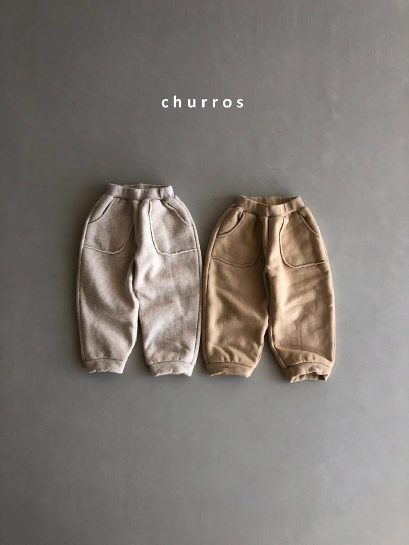 CHURROS - Korean Children Fashion - #Kfashion4kids - Lining Fleece Jogger Pants - 5