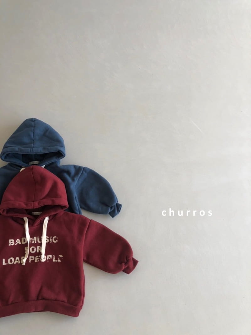 CHURROS - Korean Children Fashion - #Kfashion4kids - Fleece Loose Fit Hoody - 2