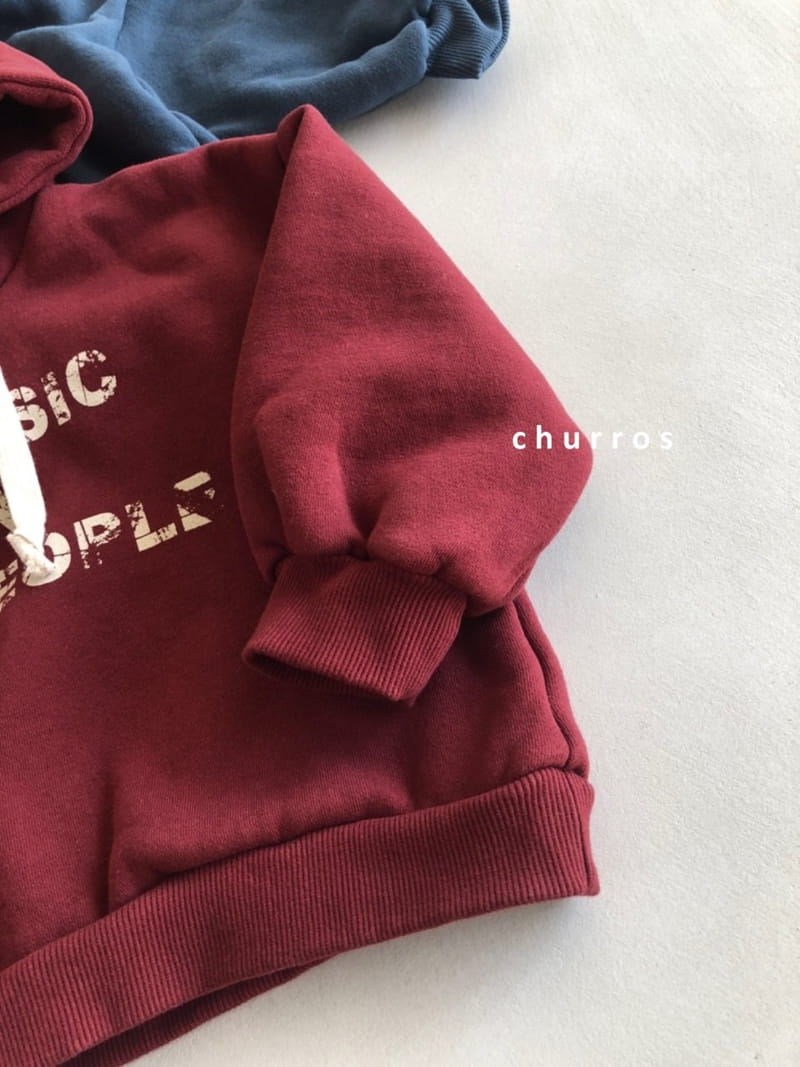 CHURROS - Korean Children Fashion - #Kfashion4kids - Fleece Loose Fit Hoody - 3