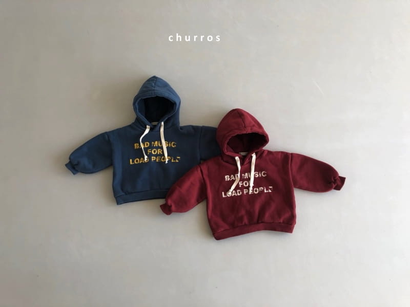 CHURROS - Korean Children Fashion - #Kfashion4kids - Fleece Loose Fit Hoody - 5
