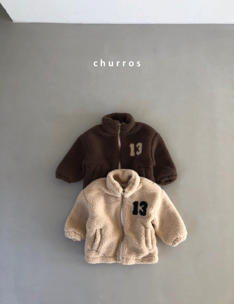 CHURROS - Korean Children Fashion - #Kfashion4kids - 13 Over Dumble Zip-up