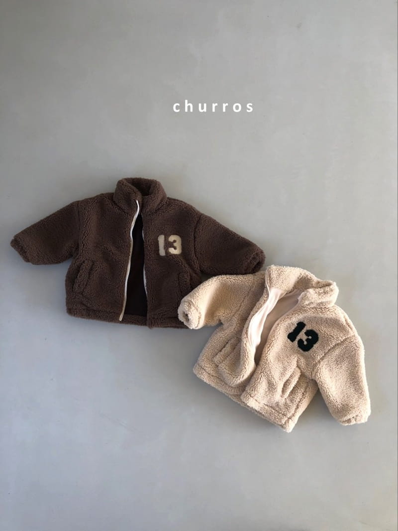 CHURROS - Korean Children Fashion - #Kfashion4kids - 13 Over Dumble Zip-up - 3