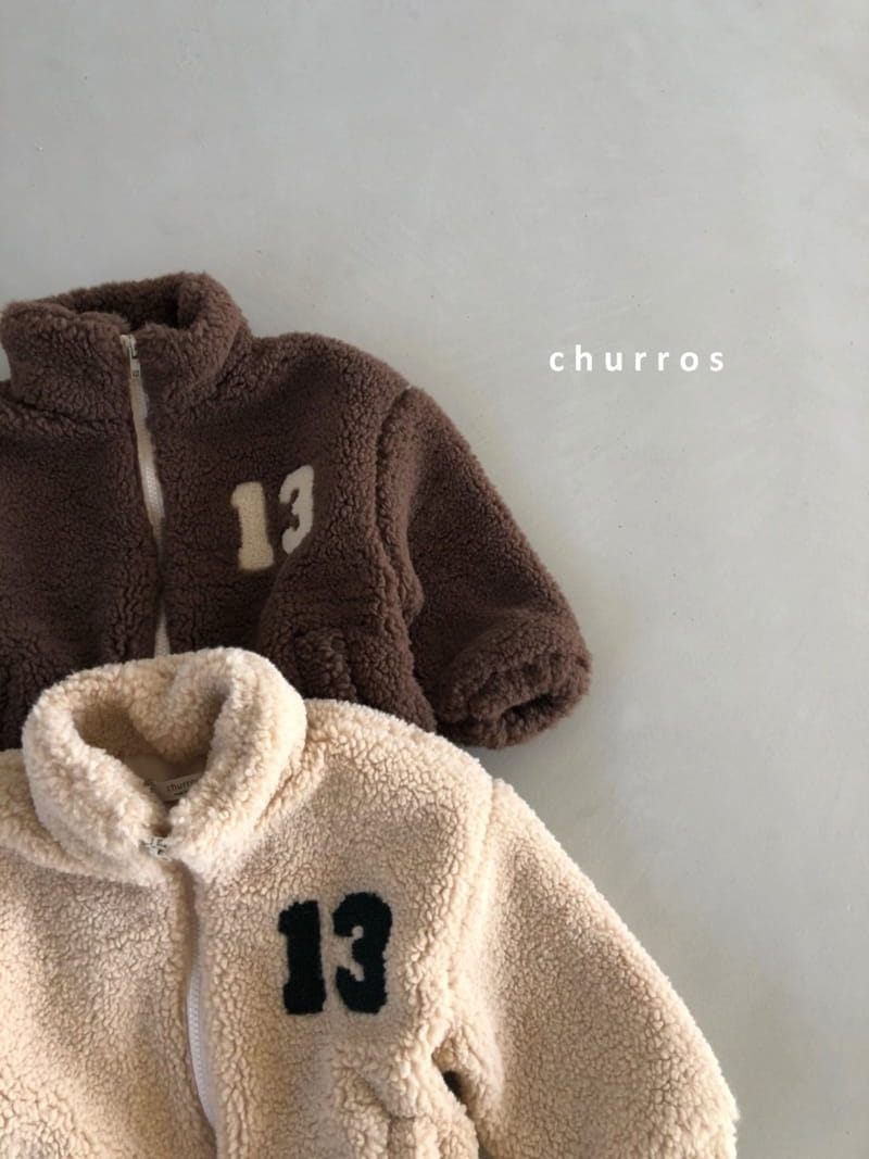 CHURROS - Korean Children Fashion - #Kfashion4kids - 13 Over Dumble Zip-up - 5
