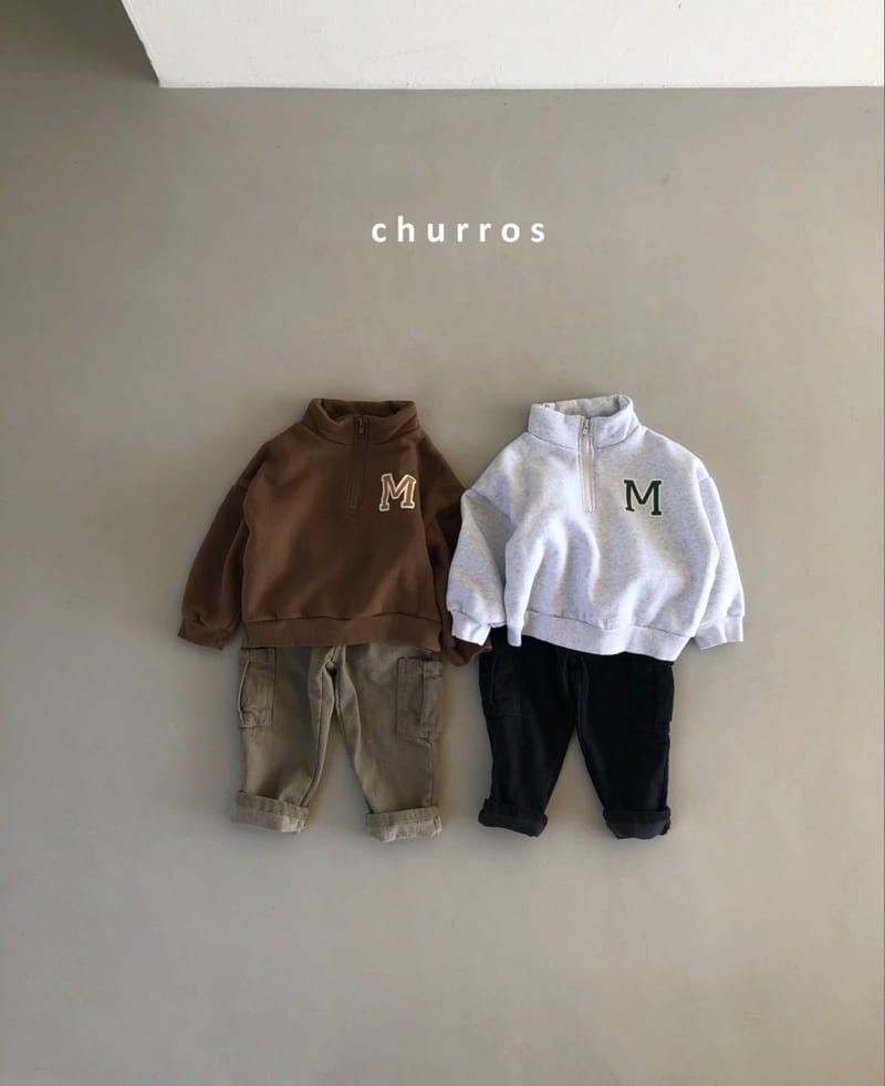CHURROS - Korean Children Fashion - #Kfashion4kids - Cargo Fleece Pants - 4