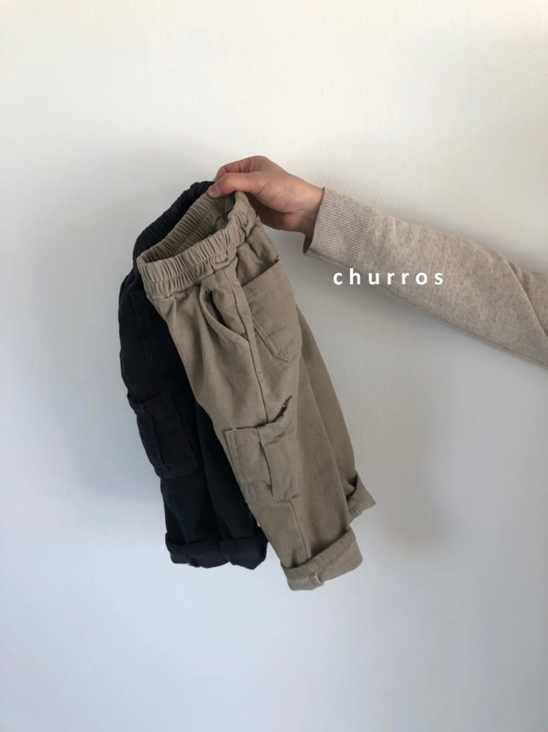 CHURROS - Korean Children Fashion - #Kfashion4kids - Cargo Fleece Pants - 6