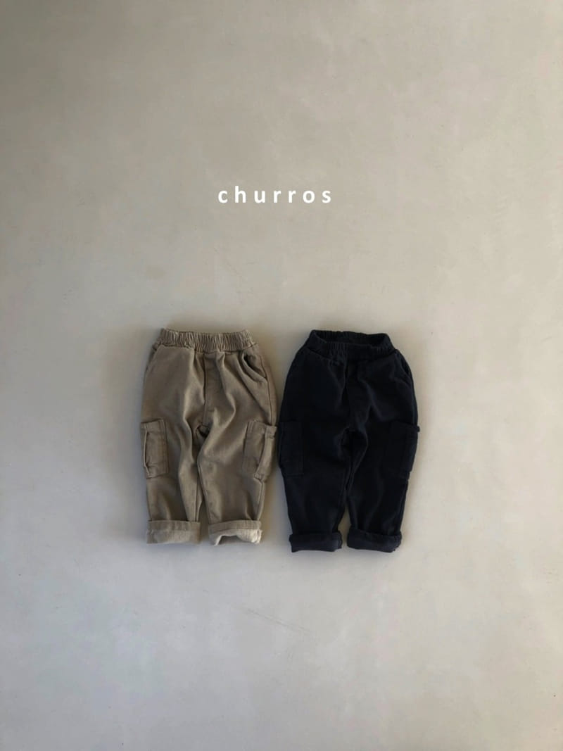 CHURROS - Korean Children Fashion - #Kfashion4kids - Cargo Fleece Pants - 7