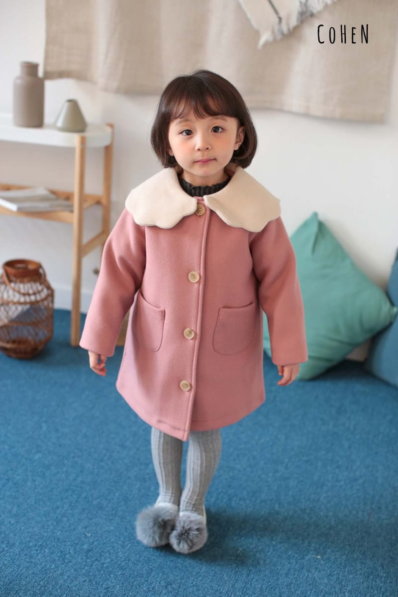 COHEN - Korean Children Fashion - #Kfashion4kids - Cloud Collar Coat