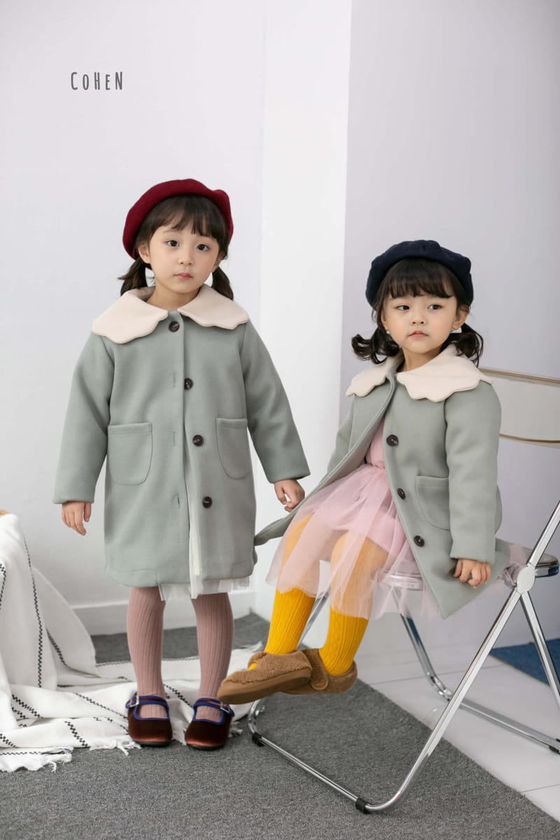 COHEN - Korean Children Fashion - #Kfashion4kids - Cloud Collar Coat - 11