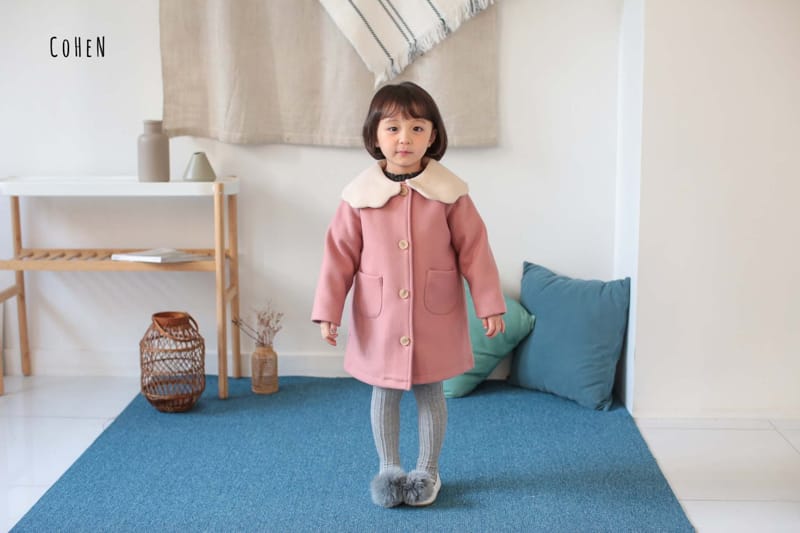 COHEN - Korean Children Fashion - #Kfashion4kids - Cloud Collar Coat - 12