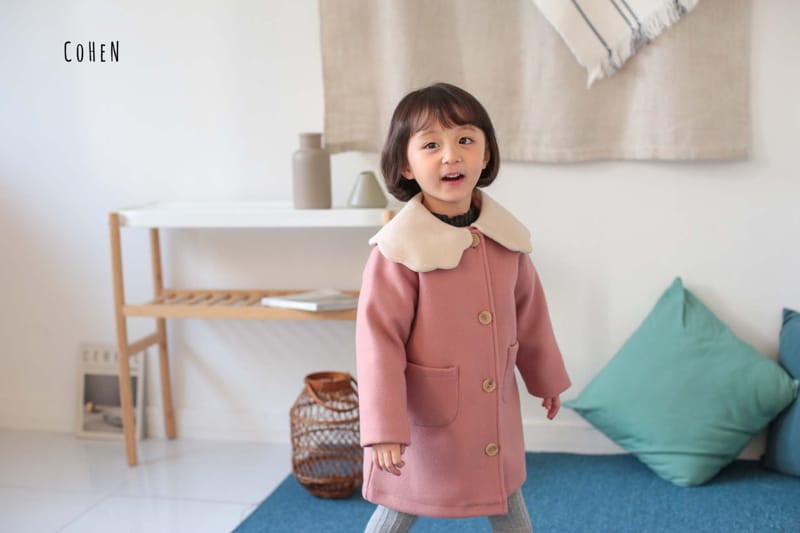 COHEN - Korean Children Fashion - #Kfashion4kids - Cloud Collar Coat - 2