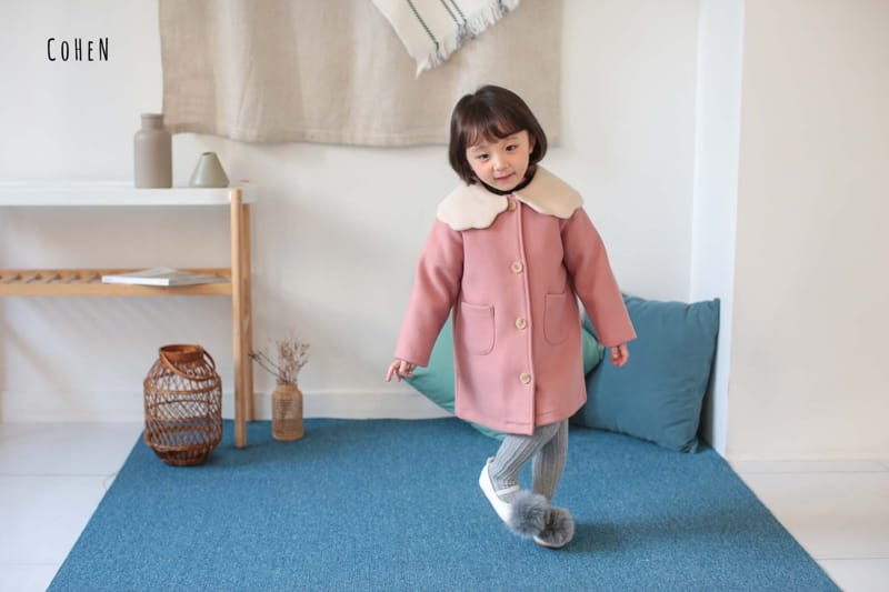 COHEN - Korean Children Fashion - #Kfashion4kids - Cloud Collar Coat - 3