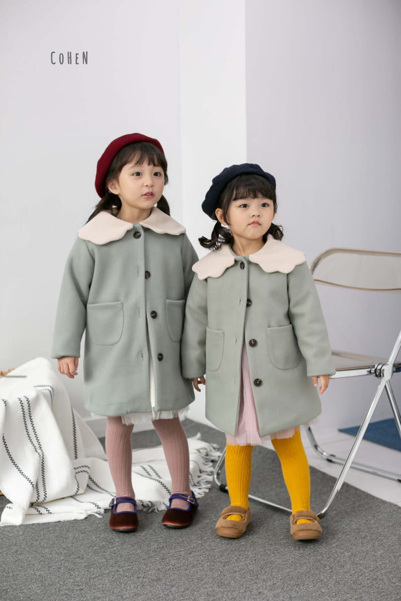 COHEN - Korean Children Fashion - #Kfashion4kids - Cloud Collar Coat - 5