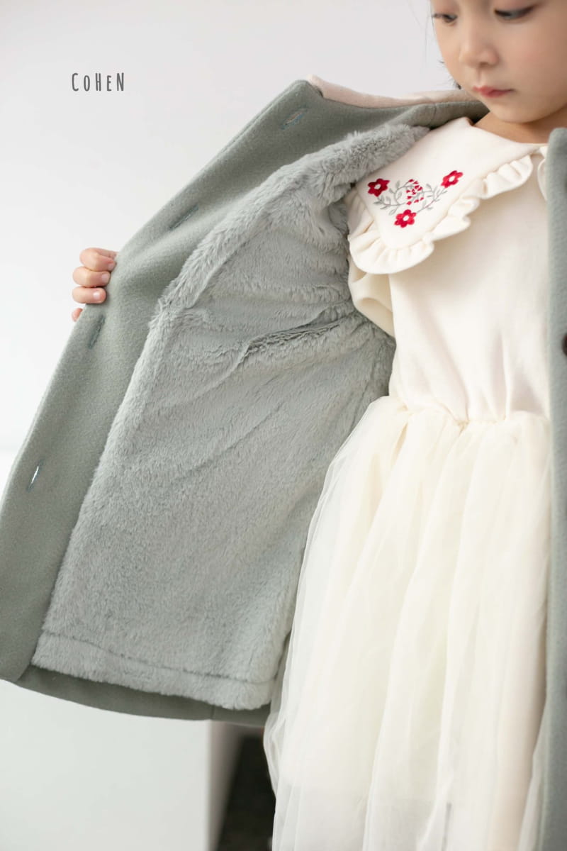 COHEN - Korean Children Fashion - #Kfashion4kids - Cloud Collar Coat - 8