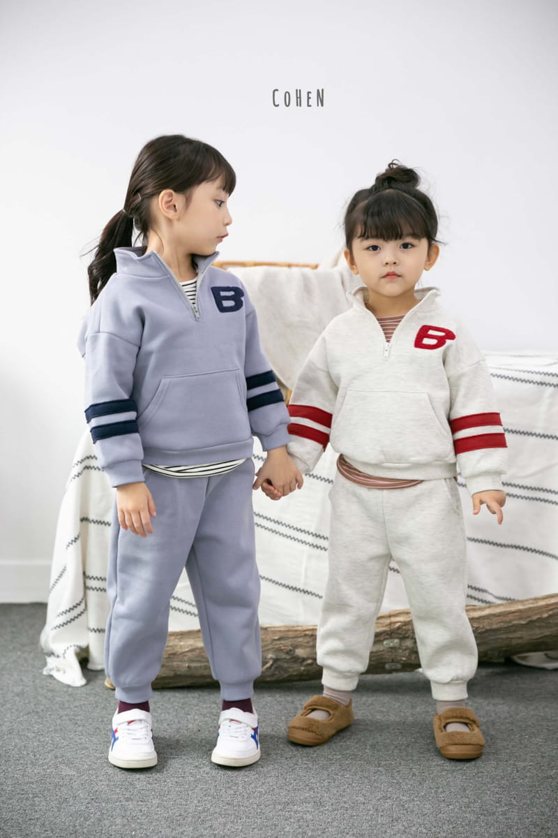 COHEN - Korean Children Fashion - #Kfashion4kids - B Top Bottom Set - 2