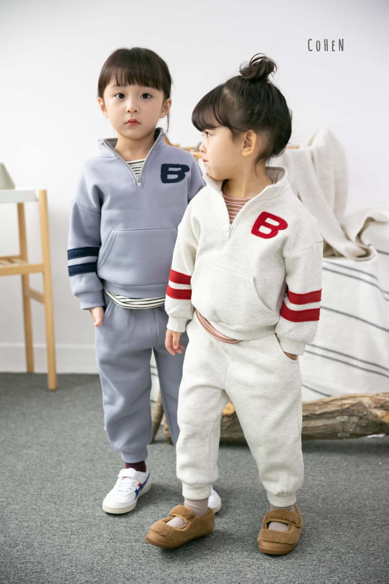 COHEN - Korean Children Fashion - #Kfashion4kids - B Top Bottom Set - 3