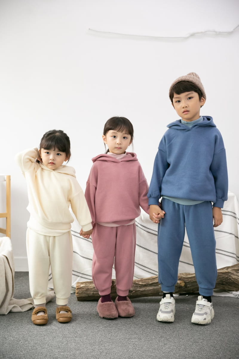 COHEN - Korean Children Fashion - #Kfashion4kids - Pogny Top Bottom Set - 2