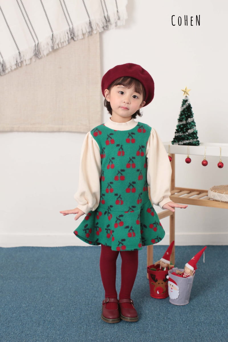 COHEN - Korean Children Fashion - #Kfashion4kids - Cherry One-piece - 10