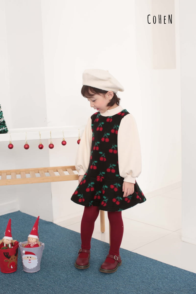 COHEN - Korean Children Fashion - #Kfashion4kids - Cherry One-piece - 3