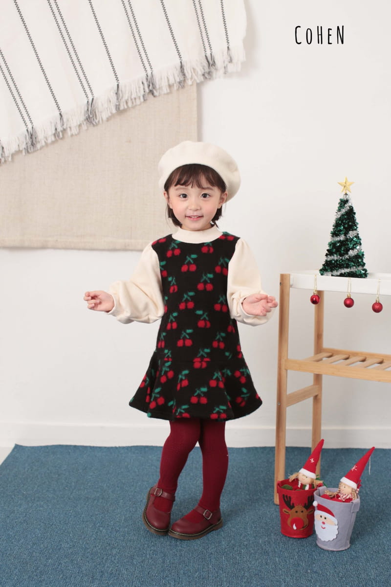 COHEN - Korean Children Fashion - #Kfashion4kids - Cherry One-piece - 4