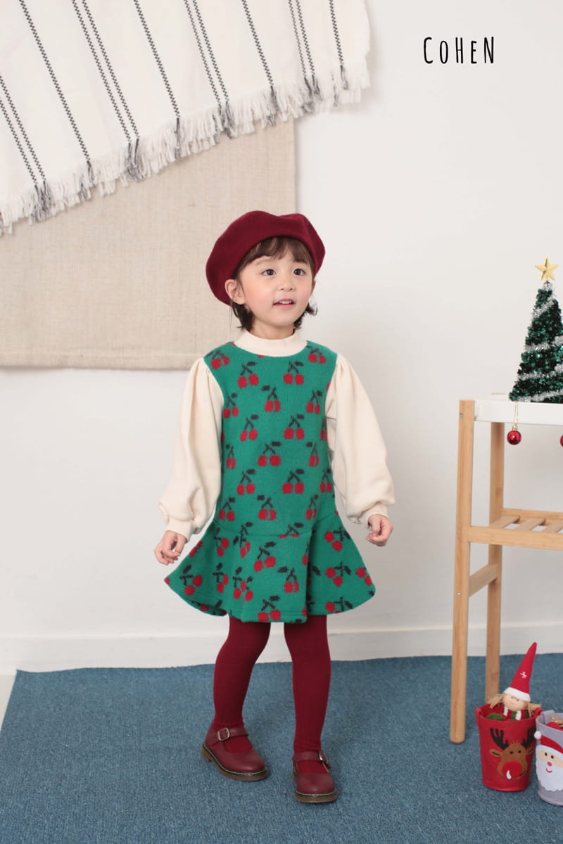 COHEN - Korean Children Fashion - #Kfashion4kids - Cherry One-piece - 6