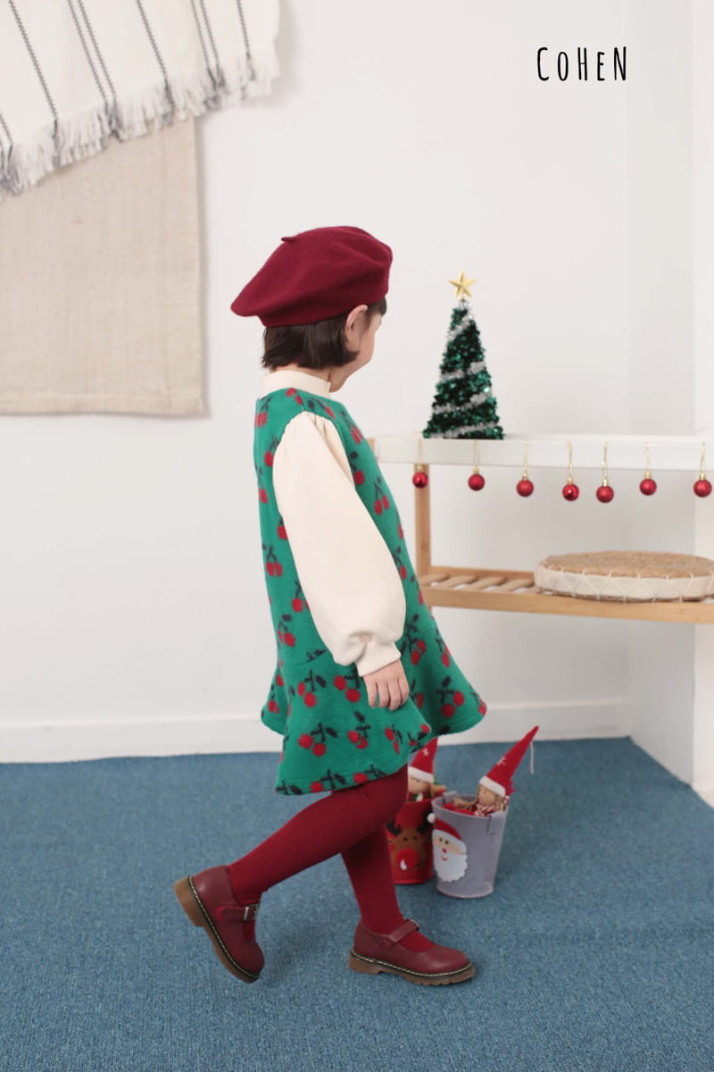 COHEN - Korean Children Fashion - #Kfashion4kids - Cherry One-piece - 7