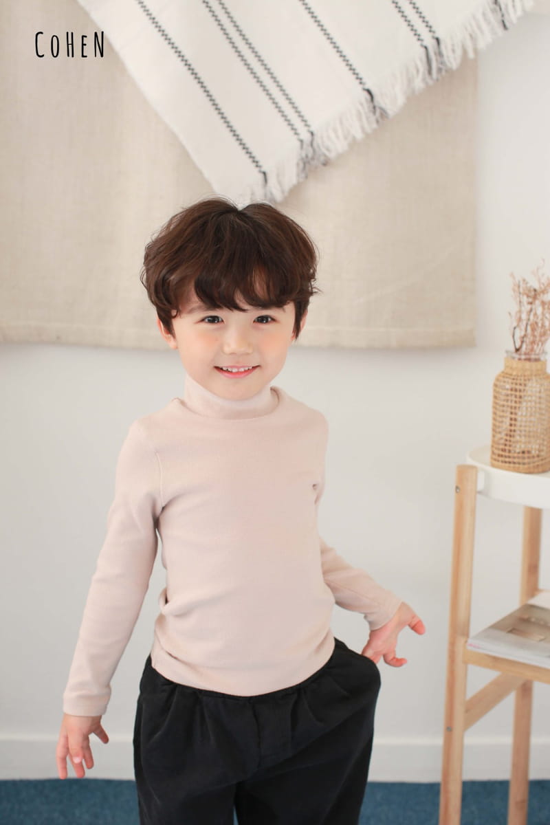 COHEN - Korean Children Fashion - #Kfashion4kids - Half Turtleneck Tee - 11
