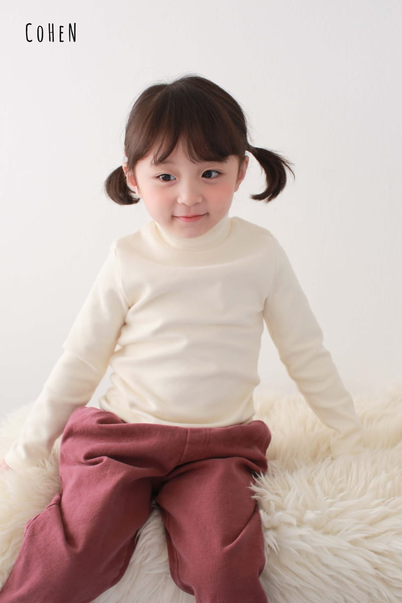 COHEN - Korean Children Fashion - #Kfashion4kids - Half Turtleneck Tee - 4