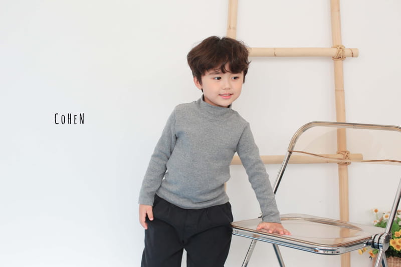 COHEN - Korean Children Fashion - #Kfashion4kids - Half Turtleneck Tee - 6