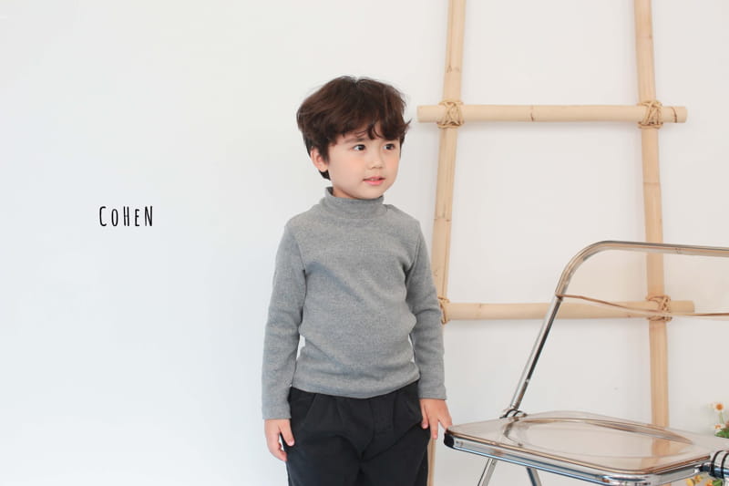 COHEN - Korean Children Fashion - #Kfashion4kids - Half Turtleneck Tee - 7