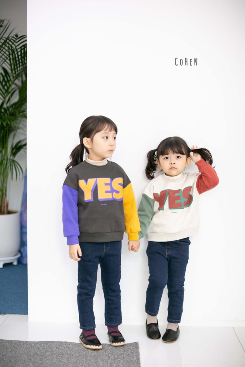 COHEN - Korean Children Fashion - #Kfashion4kids - Yes Sweatshirt - 3