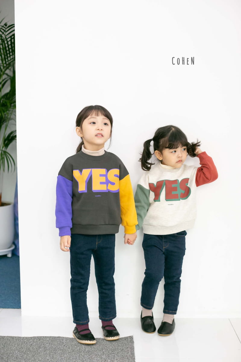 COHEN - Korean Children Fashion - #Kfashion4kids - Yes Sweatshirt - 4