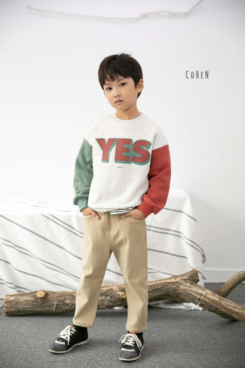COHEN - Korean Children Fashion - #Kfashion4kids - Yes Sweatshirt - 8