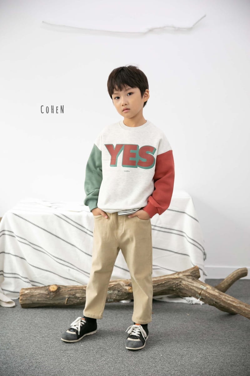 COHEN - Korean Children Fashion - #Kfashion4kids - Yes Sweatshirt - 9
