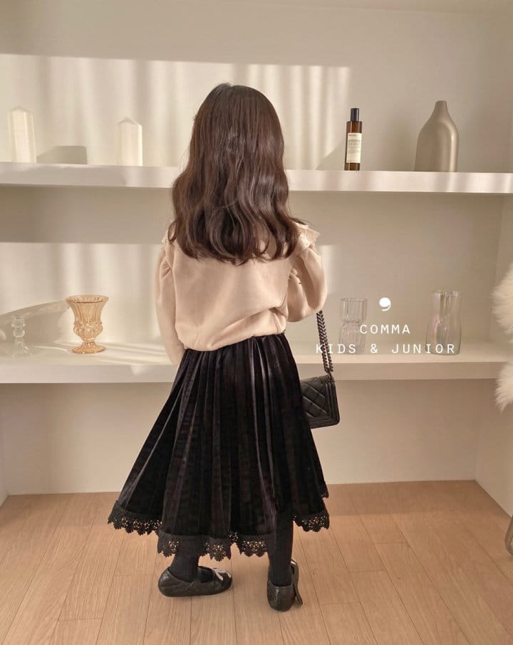 COMMA - Korean Children Fashion - #Kfashion4kids - Frill Sweatshirt Winter Fleece - 4