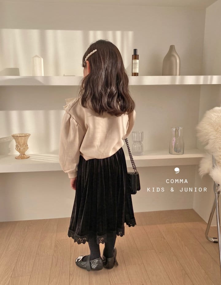 COMMA - Korean Children Fashion - #Kfashion4kids - Frill Sweatshirt Winter Fleece - 5
