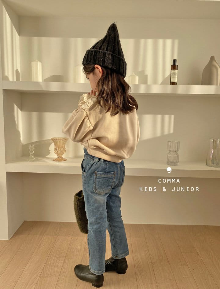 COMMA - Korean Children Fashion - #Kfashion4kids - Frill Sweatshirt Winter Fleece - 7