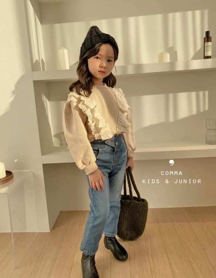 COMMA - Korean Children Fashion - #Kfashion4kids - Frill Sweatshirt Winter Fleece - 8