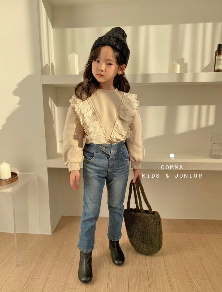COMMA - Korean Children Fashion - #Kfashion4kids - Frill Sweatshirt Winter Fleece - 9
